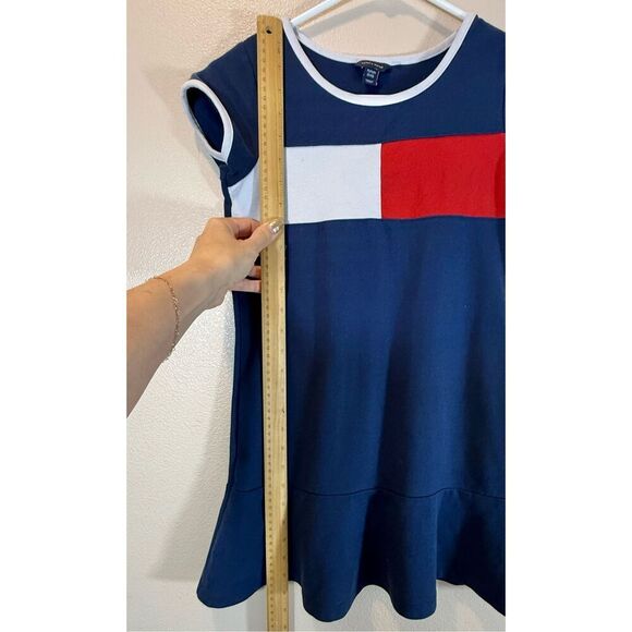 Tommy Hilfiger Classic American Red, White & Blue Dress Girls Medium 8/10 - Picture 6 of 9